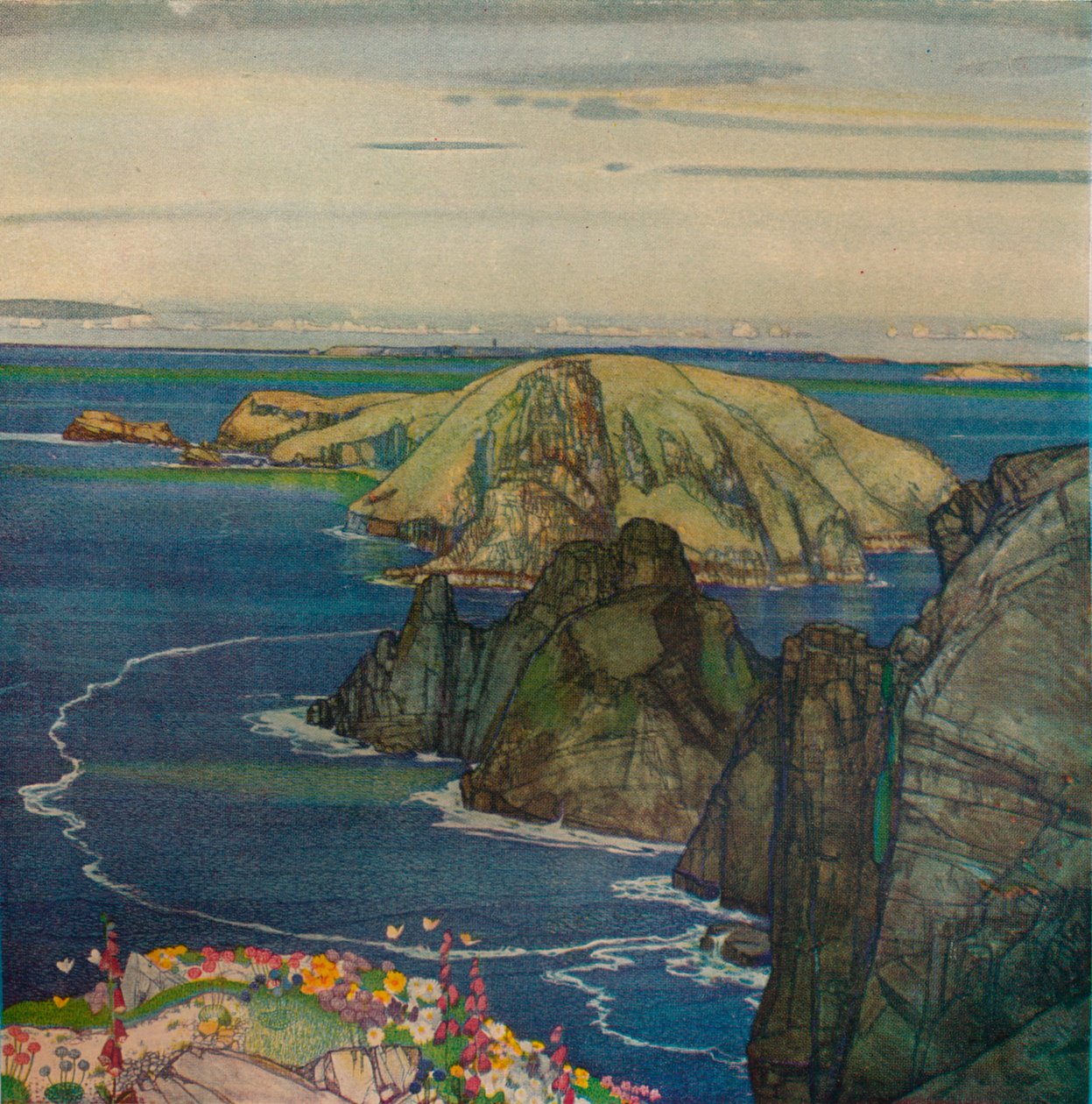 ブレッキュー島、オフサーク、c1921 作： エドワード・レジナルド・フランプトン