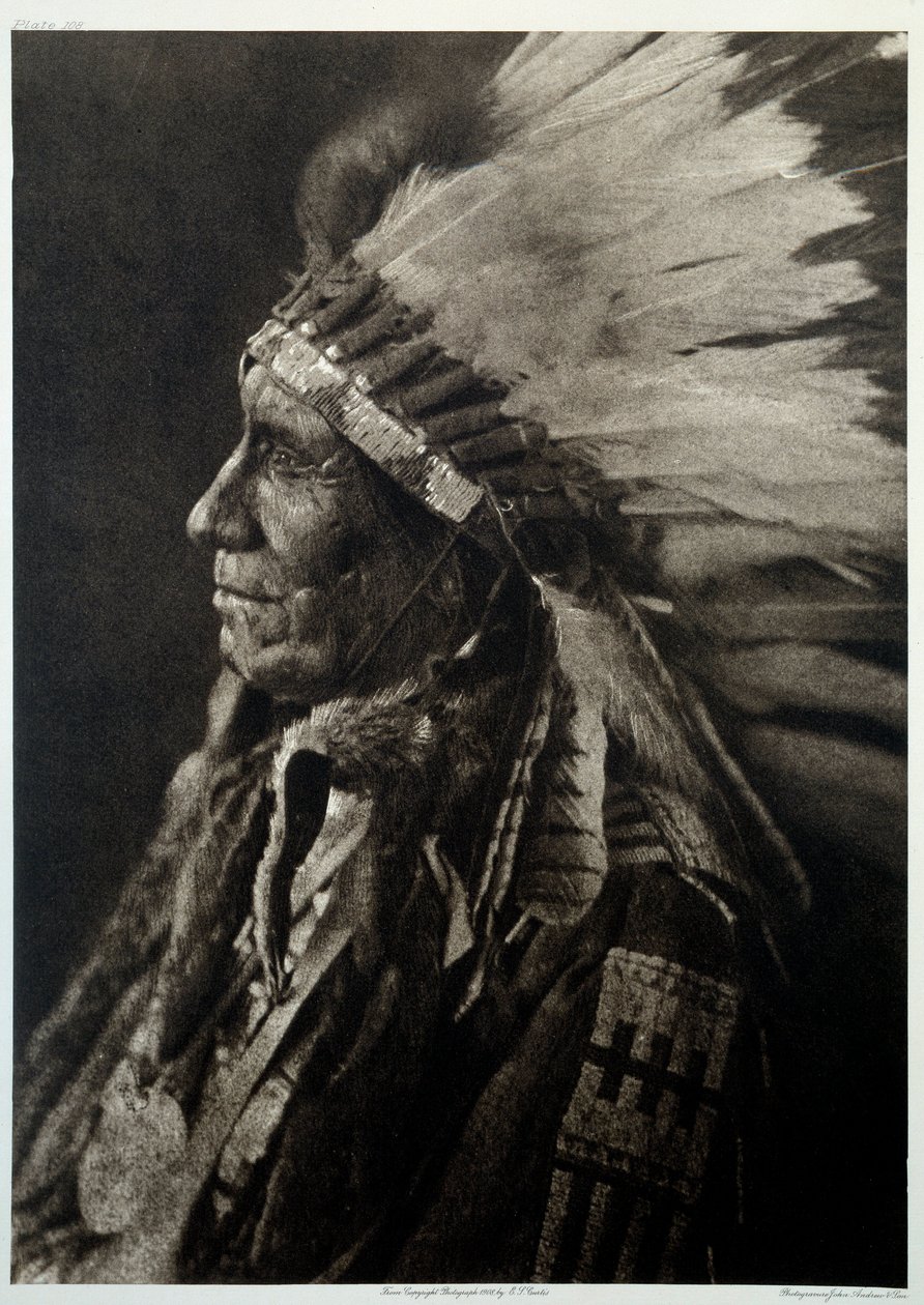 Índios da América: retrato do chefe índio 作： エドワード保安官カーティス
