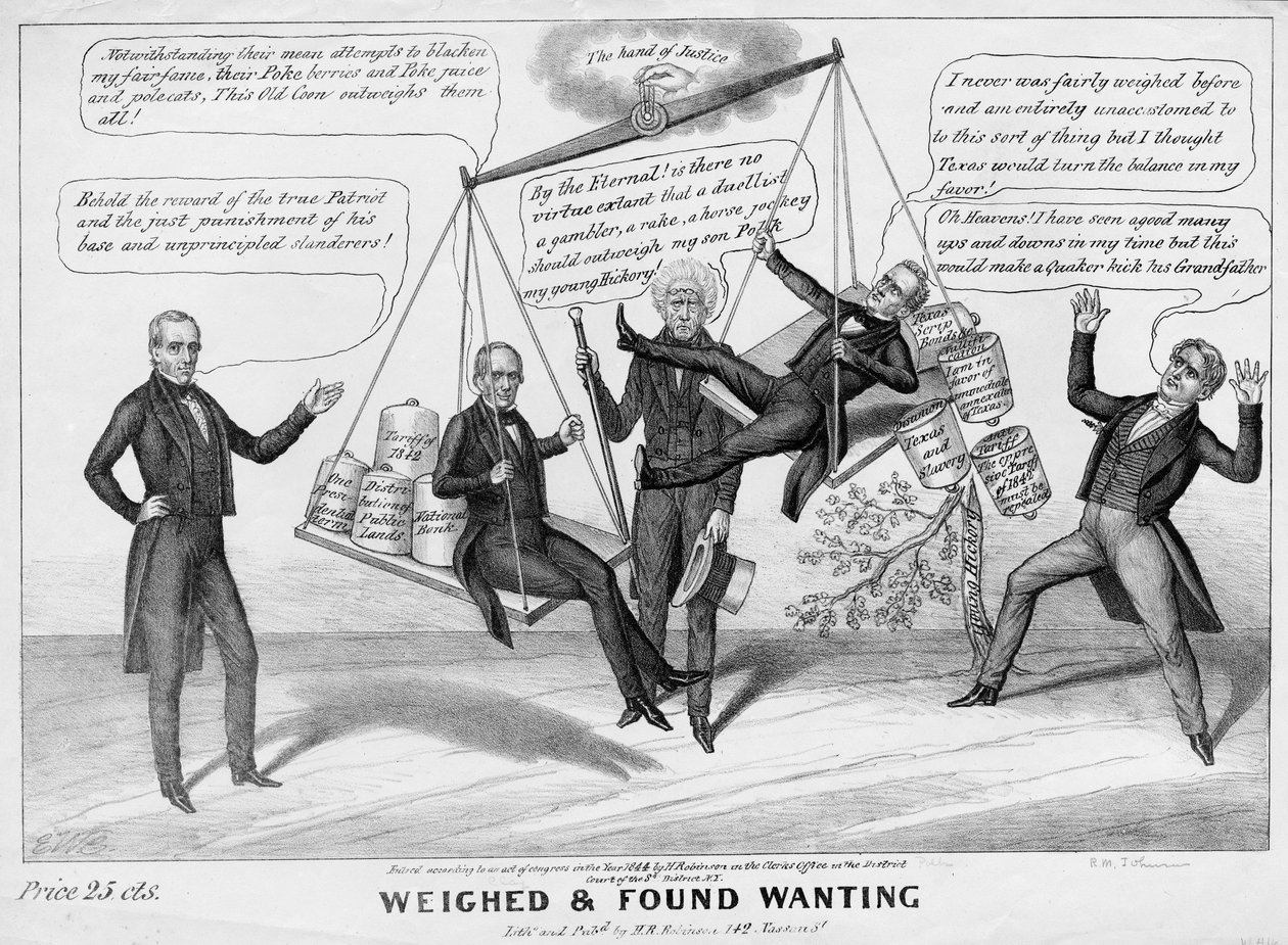 1844年、ニューヨーク州HRロビンソン発行の欲求不満の発見 作： エドワード・ウィリアムズ・クレイ