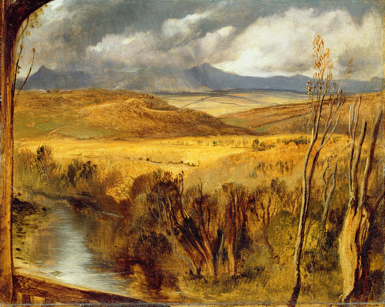 高原の風景、1825-35年頃 作： エドウィン・ランドシーア