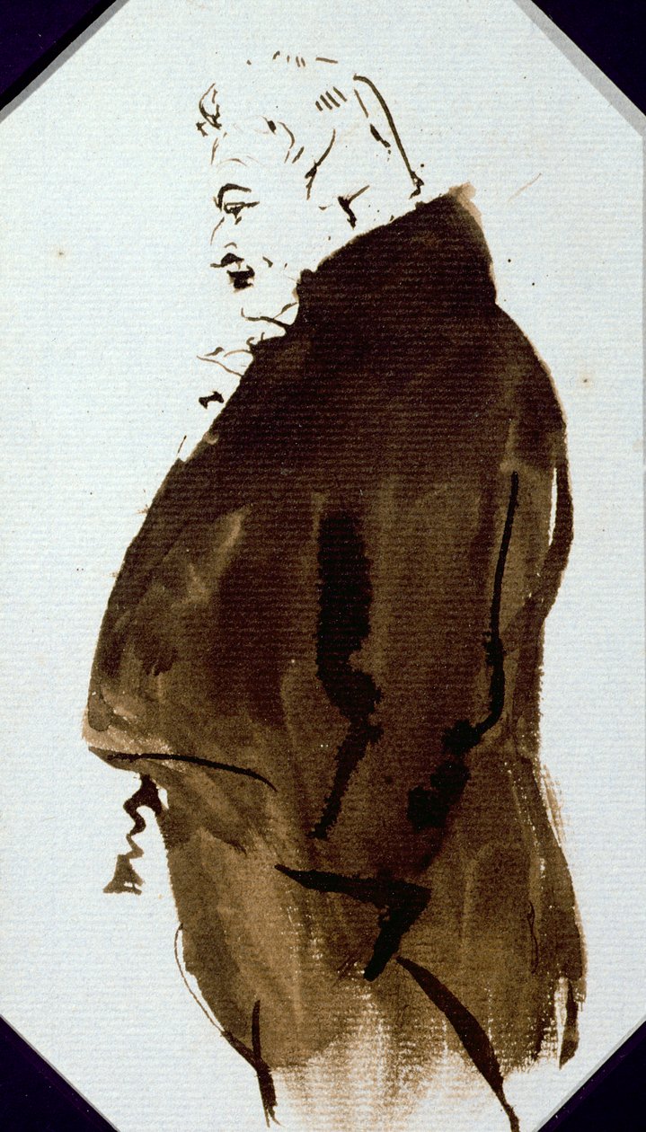 シドニー・スミス（1771-1845）c.1821（紙に鉛筆とトイレ） 作： エドウィン・ランドシーア