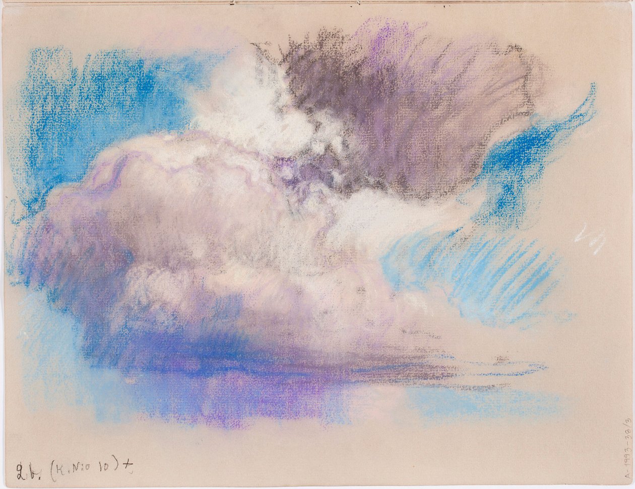 Wolken, Seite aus Järnefelts Skizzenbuch 作： エエロ・ヤルネフェルト