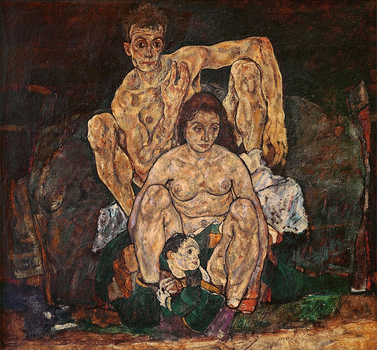 家族、1918 作： エゴンシーレ