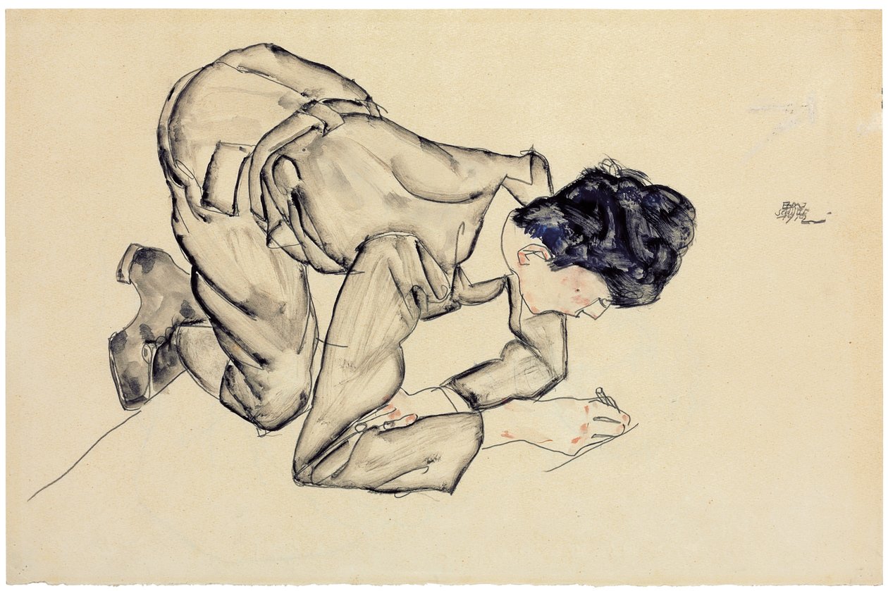 エーリッヒレデラー、1912年 作： エゴンシーレ