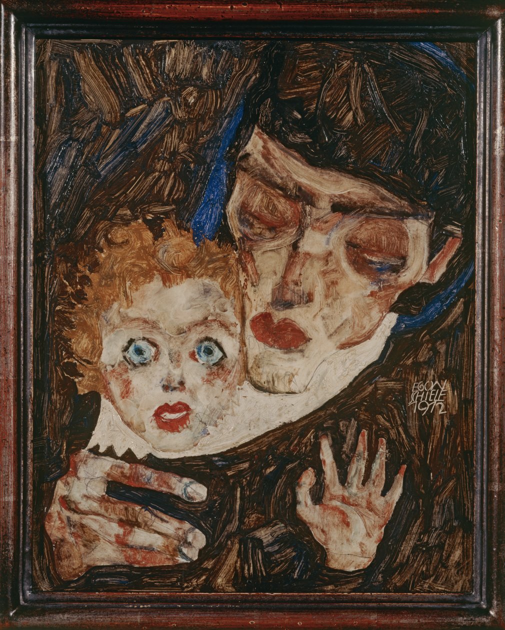 母と子 II, 母と子。II ... 作： エゴンシーレ