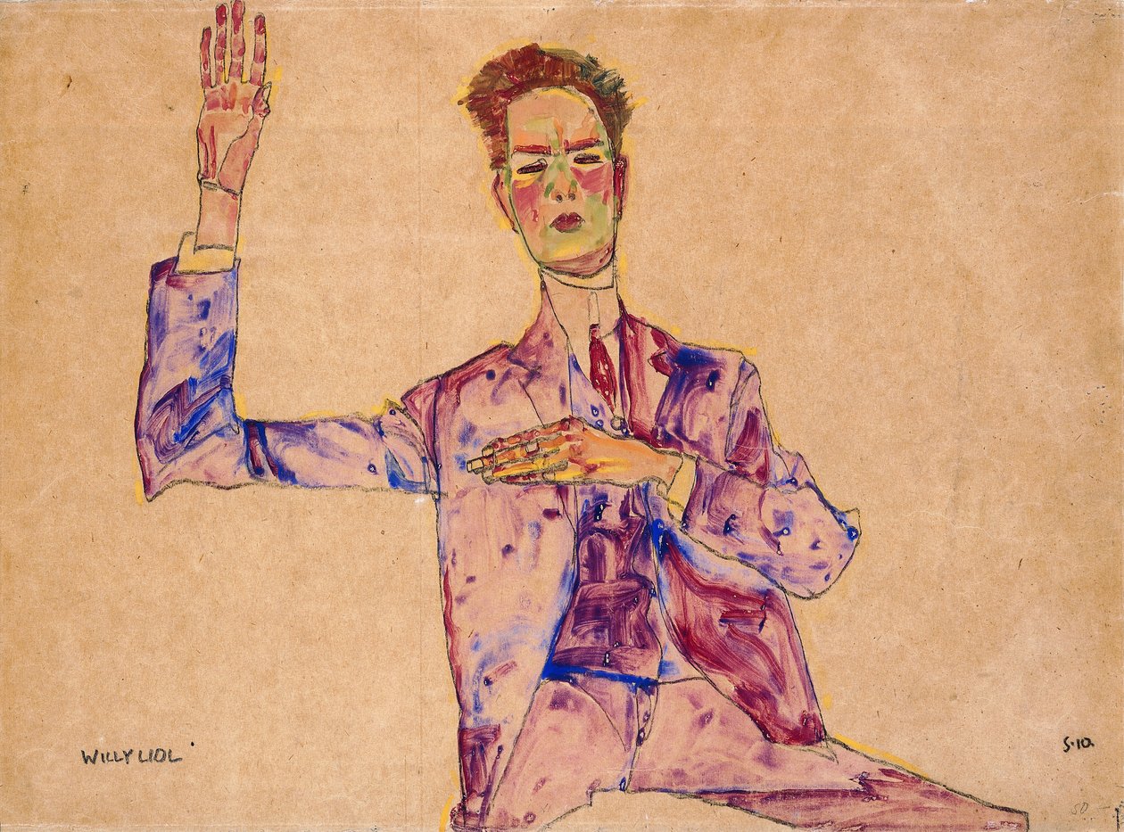 ウィリーリドル、1910年 作： エゴンシーレ