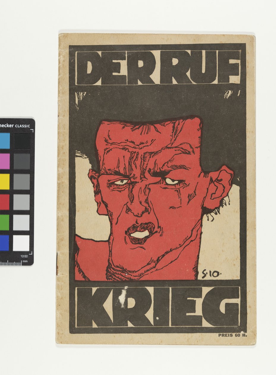 Zeitschrift "Der Ruf" - Sonderheft "Krieg" 作： エゴンシーレ