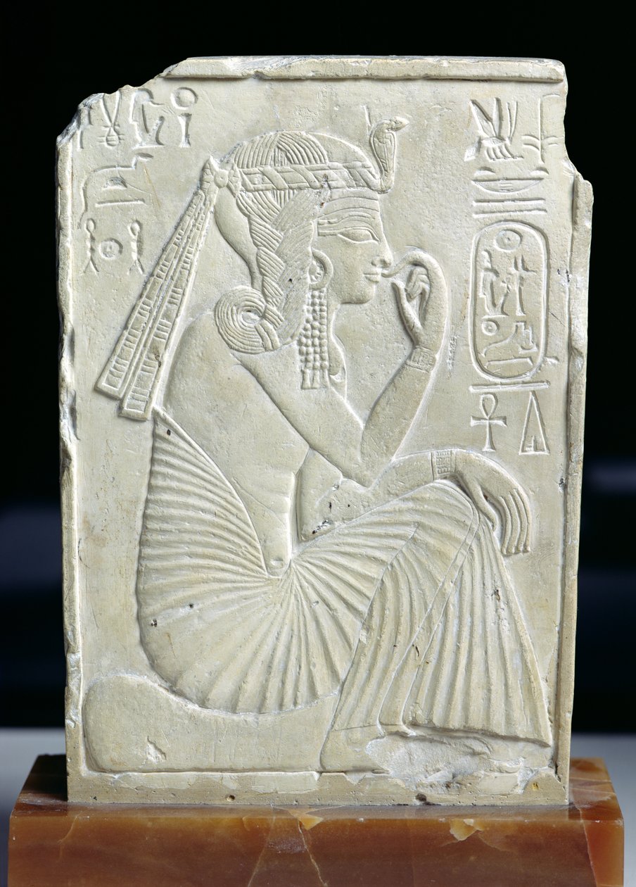 ラメセス2世（紀元前1279〜1213年）を子供の頃に描いたレリーフ、ニューキングダム（石灰岩） 作： エジプト第19王朝