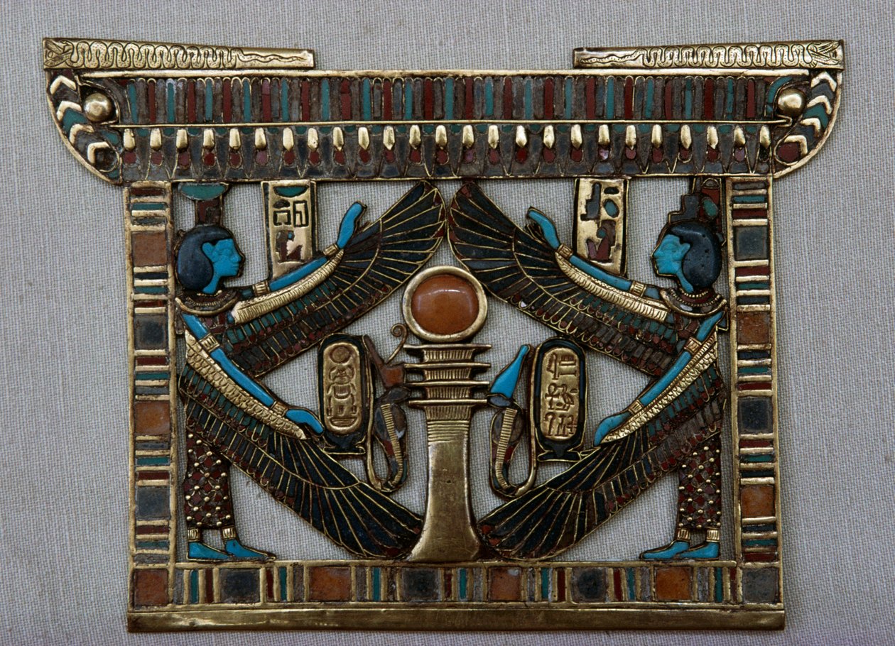 神殿型胸当て、ツタンカーメンの宝物庫、エジプト、エジプト文明、新王国時代、第18王朝 作： エジプト第18王朝