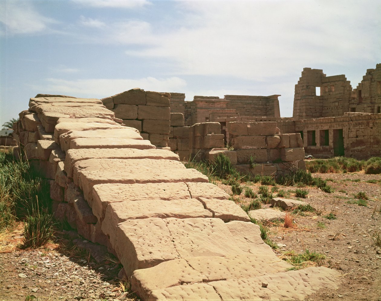 ラムセス3世の霊廟からのNilometer III（c.1184-1153 BC）New Kingdom 作： エジプト第20王朝