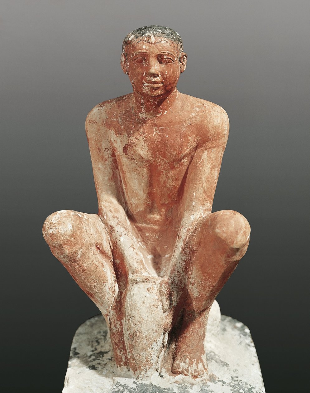 古代エジプトのアート。アケナトン王とネフェルティティ王妃