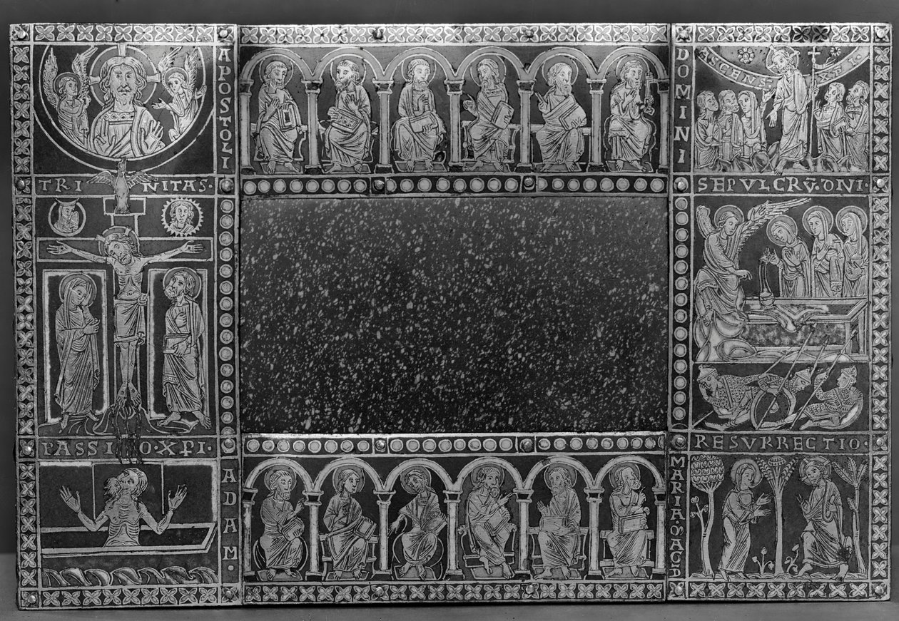聖モーリシャスのポータブル祭壇 作： ケルンの Eilbertus (fl. 1129 60)