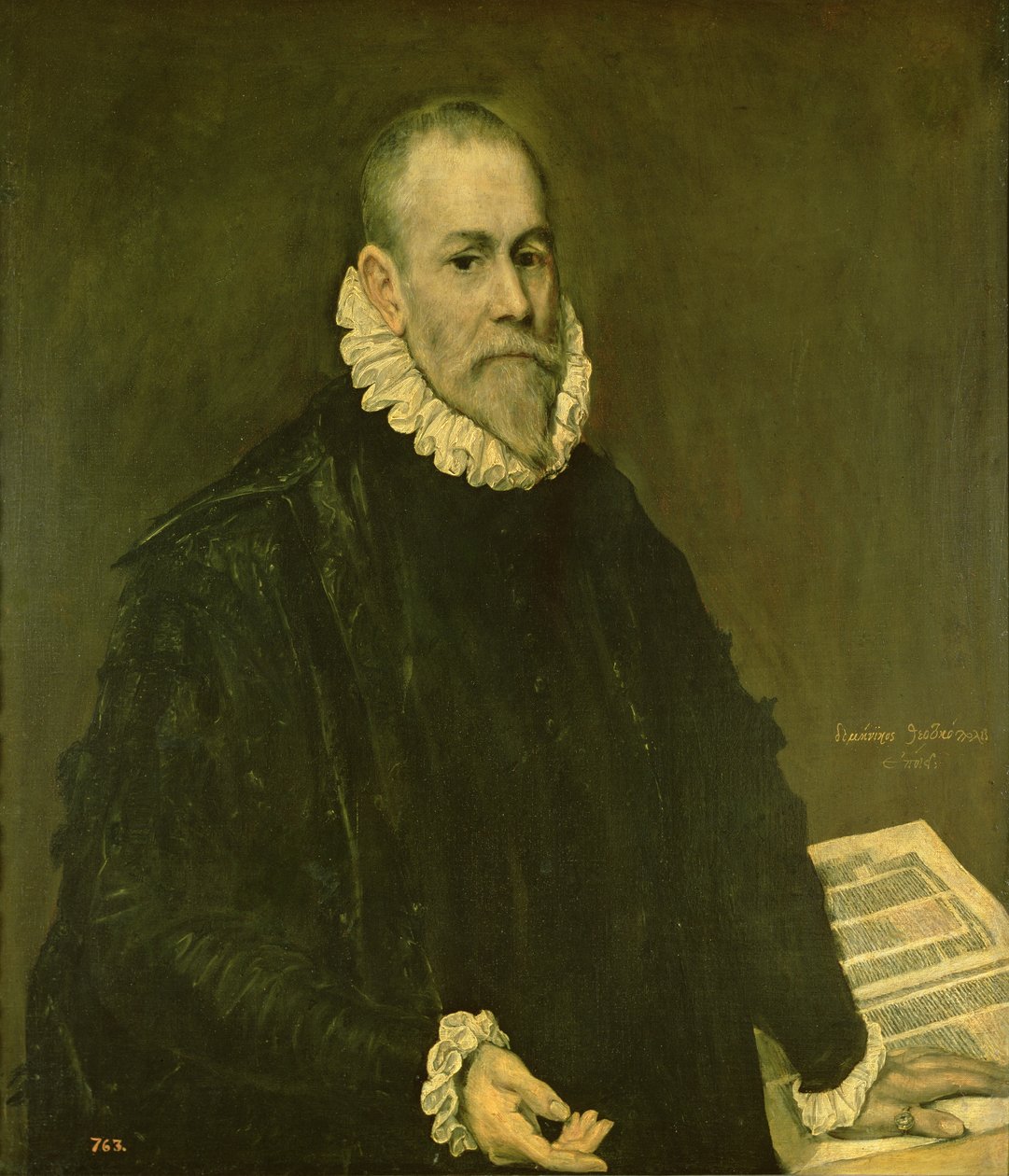 ロドリゴ・デ・ラ・フエンテ博士、1598-89 作： エルグレコ