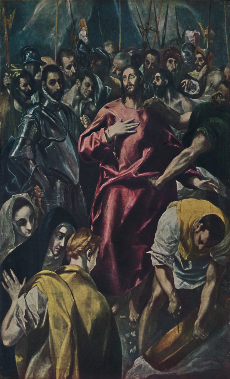 Espolio Entkleidung Christi。、Disrobing of Christ、c1577-1579、1938 作： エルグレコ