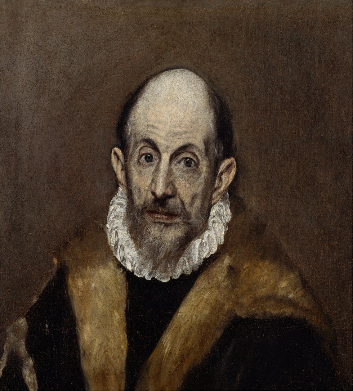 老人の肖像、ca。 1595-1600。 作： エルグレコ
