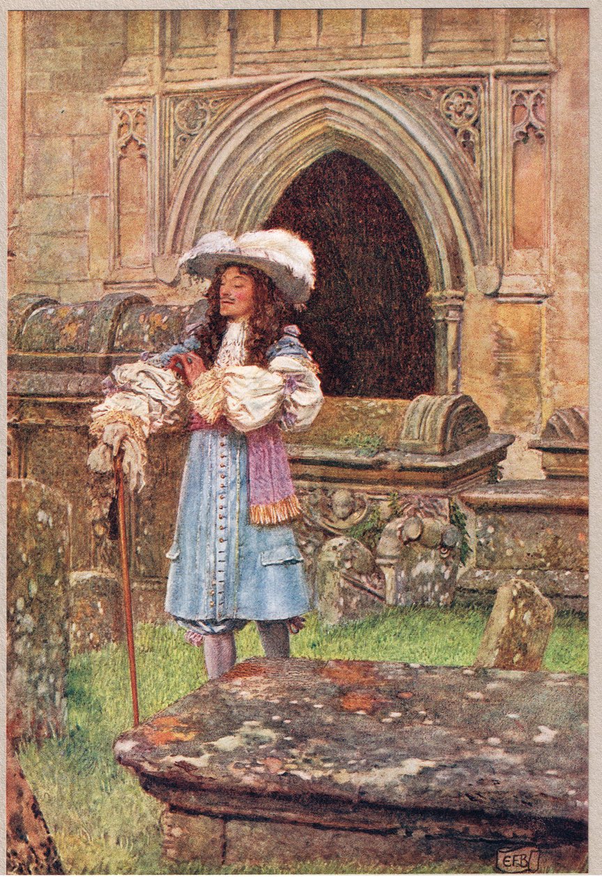 The Way of Life、Hodder and Stoughton発行の「The Book of Old English Songs and Ballads」のイラスト、1910年頃（カラーリソ） 作： エリナーフォーテスキュー-ブリックデール