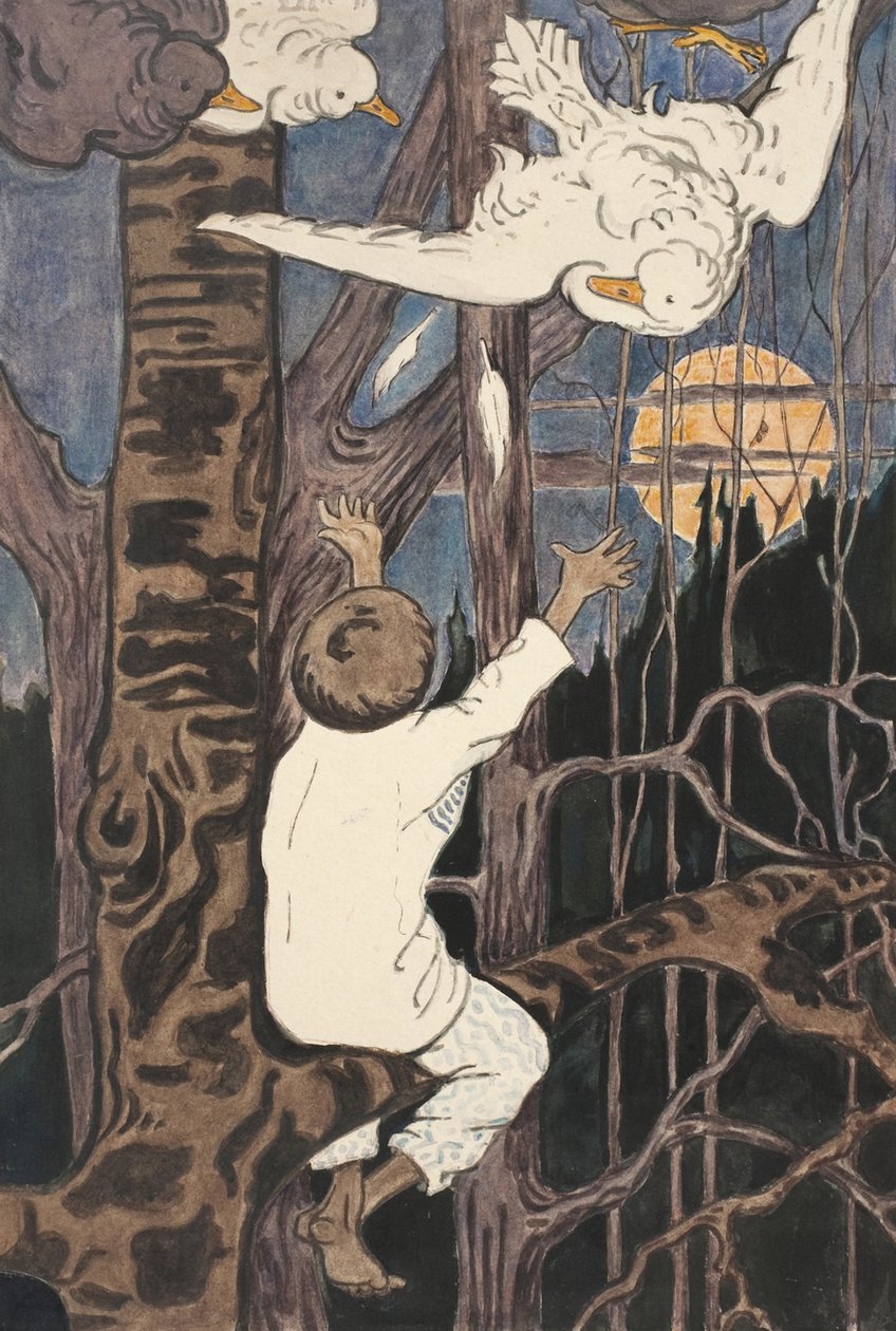 物語のイラストSynko-Philipko、1890年代 作： エレナ・ドミトリエフナ・ポレノバ