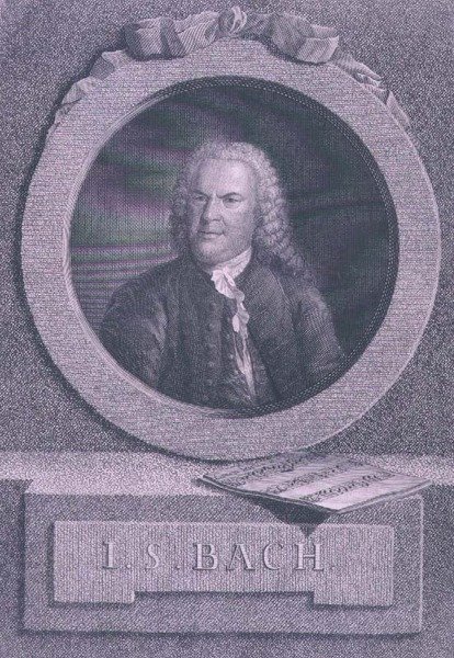 追加 38072 f.5 Johann Sebastian Bach (1685-1750)、ドイツの作曲家、S.G. Kutner によって刻印 作： エリアス・ゴットリブ（後）ハウスマン