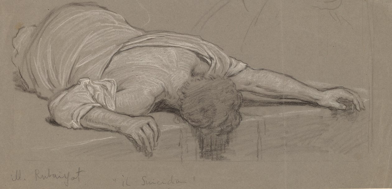 ルバイヤットから、c。 1887年。 作： エリフ・ヴェダー