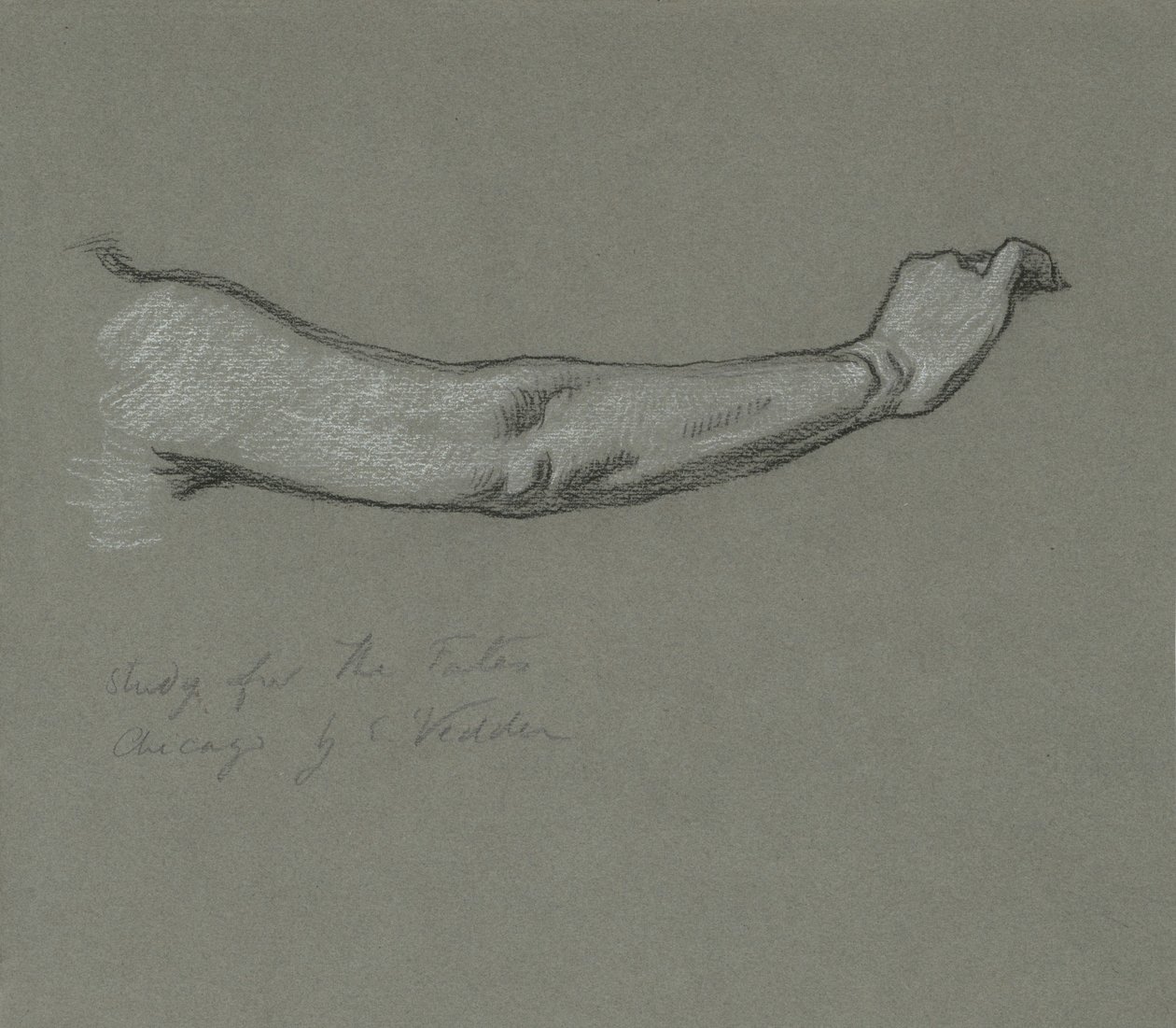 1884-1887年、星に集まる運命の研究。 作： エリフ・ヴェダー