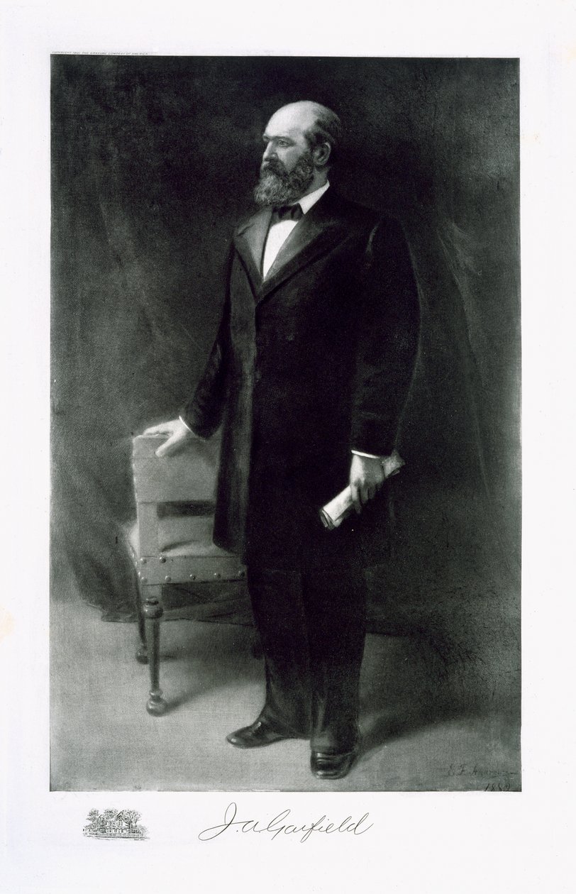 James A. Garfield、アメリカ合衆国第20代大統領、パブ。 1901（グラビア） 作： エリファレット・フレイザー・アンドリュース