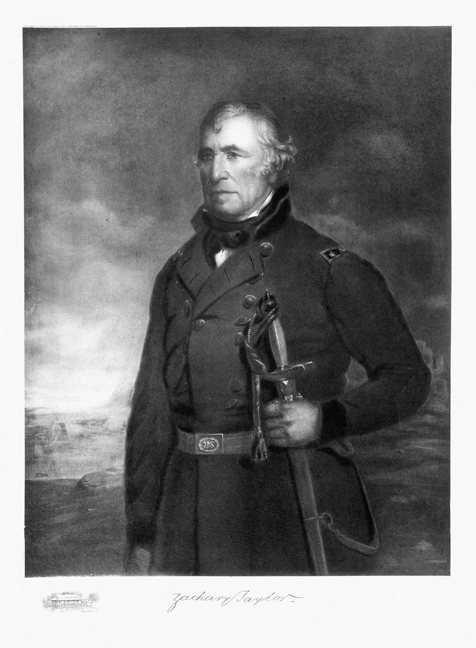 ザカリーテイラー、アメリカ合衆国第12代大統領、パブ。 1901（グラビア） 作： エリファレット・フレイザー・アンドリュース