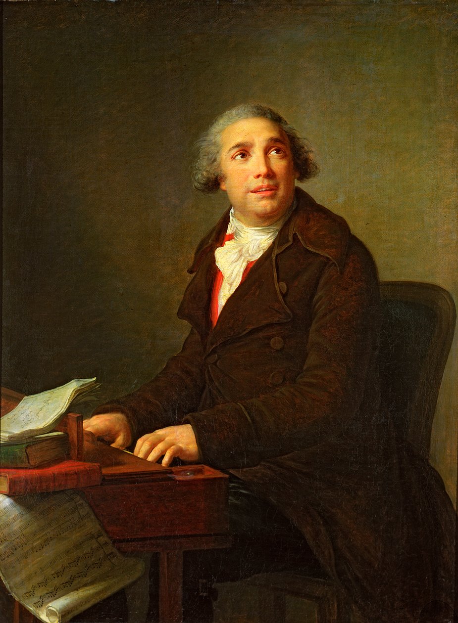 ジョバンニ・ヴィレッロ（1740-1816） 作： Elisabeth Louise Vigee Lebrun