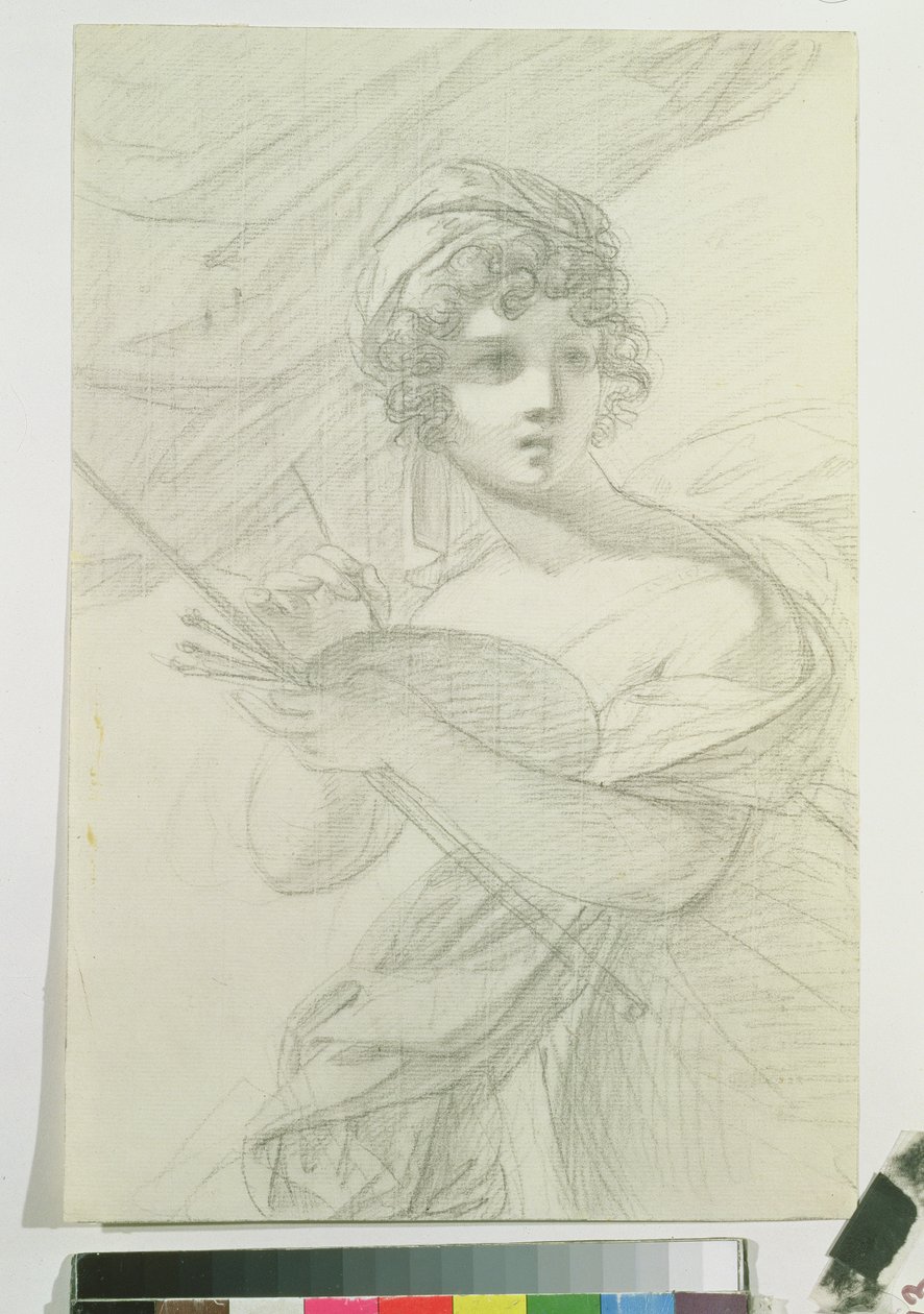 自画像、1800年頃 作： Elisabeth Louise Vigee Lebrun