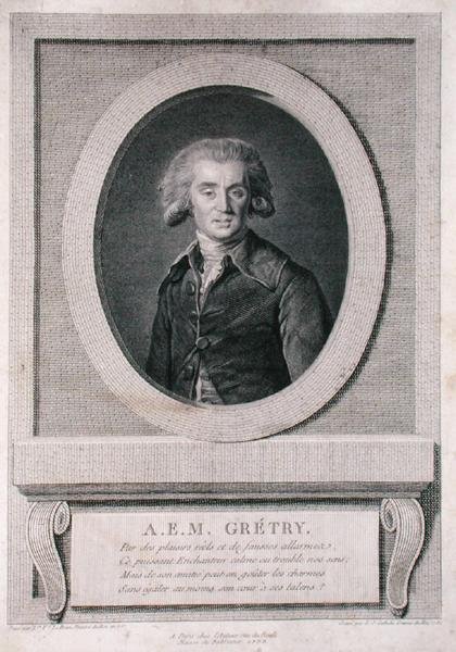 アンドレ・アーネスト・モデスト・グレトリー（1741-1813）ルイ・ジャック・カテリン（1738-1804）1786年（エングレービング 作： エリザベス・ルイーズ（後）ヴィジェ・ルブラン