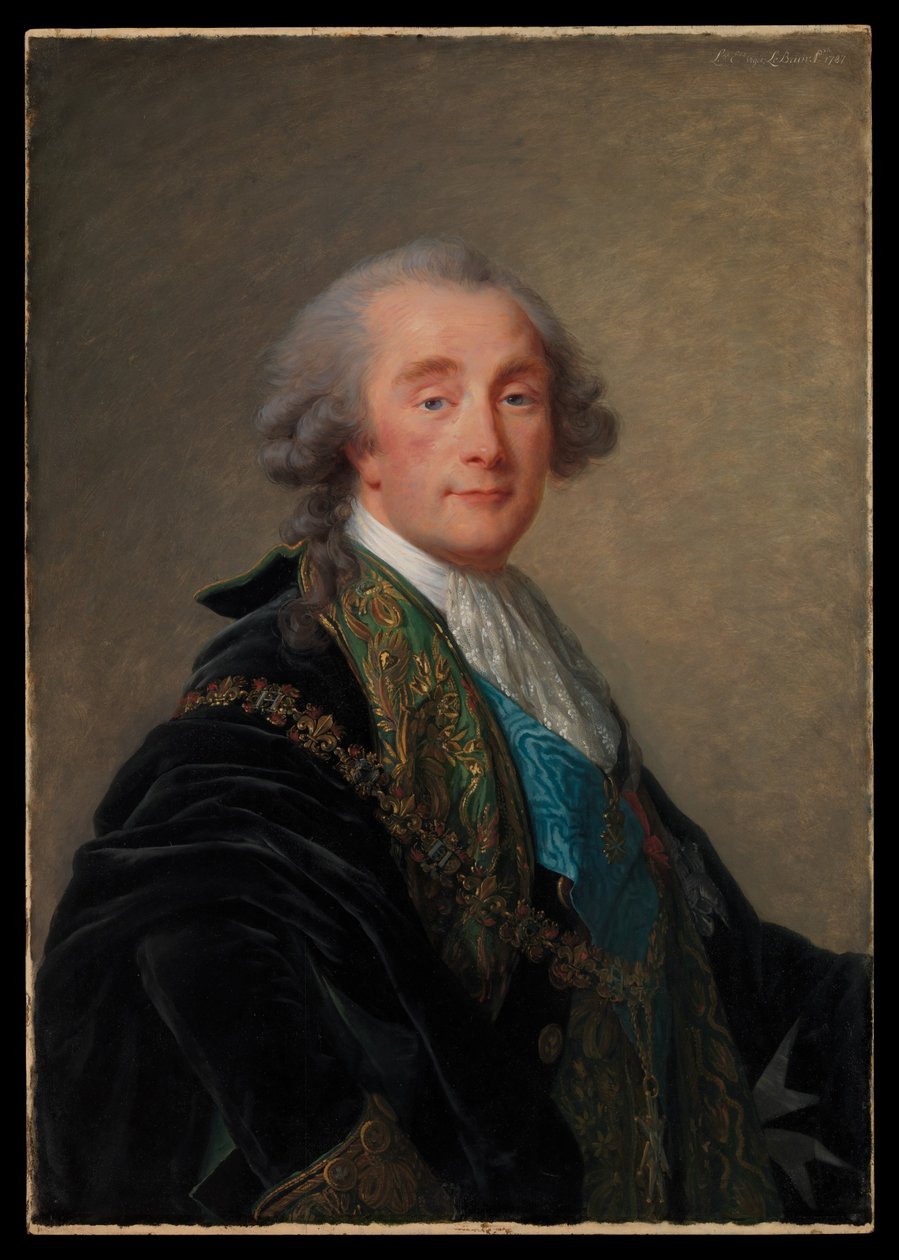 Alexandre Charles Emmanuel de Crussol-Florensac（1743–1815） 作： Elisabeth Louise Vigee Lebrun