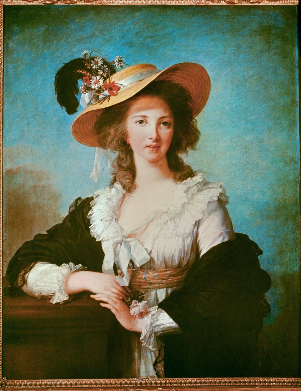 ヨランド・ポリニャック、公爵夫人、マリー・アントワネットの親友 ... 作： Elisabeth Louise Vigee Lebrun