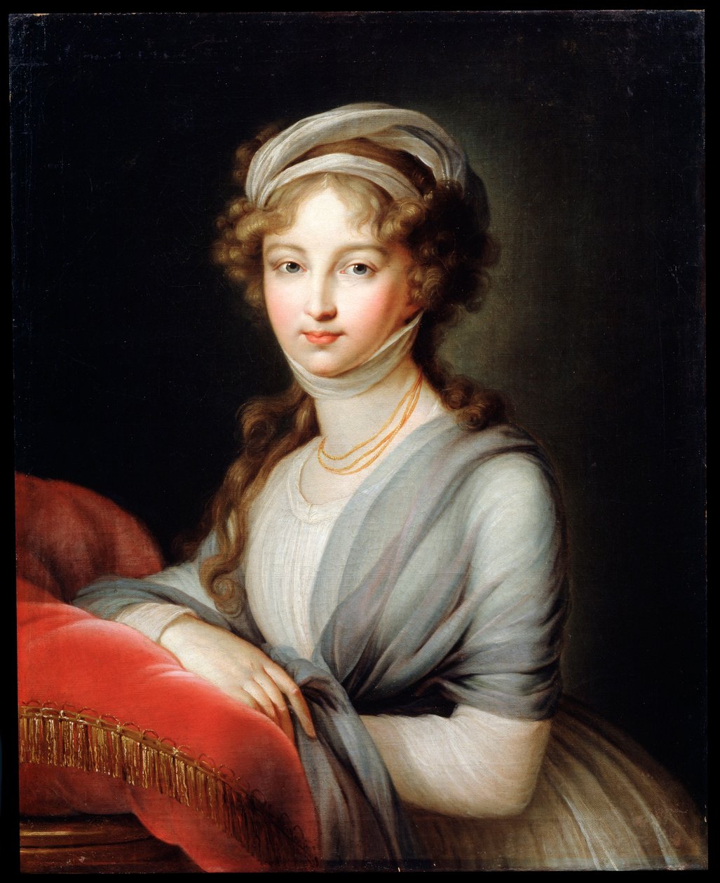 皇后エリザベスアレクセイエフナ、c1795の肖像 作： Elisabeth Louise Vigee Lebrun