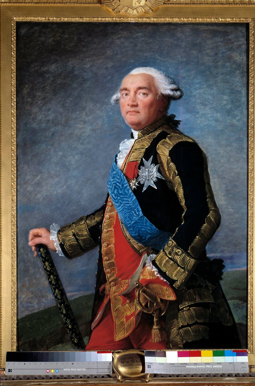 Porträt von Philippe Henri, Marquis de Segur (1724-1801) Marschall von Frankreich von Elisabeth Louise Vigee-Lebrun