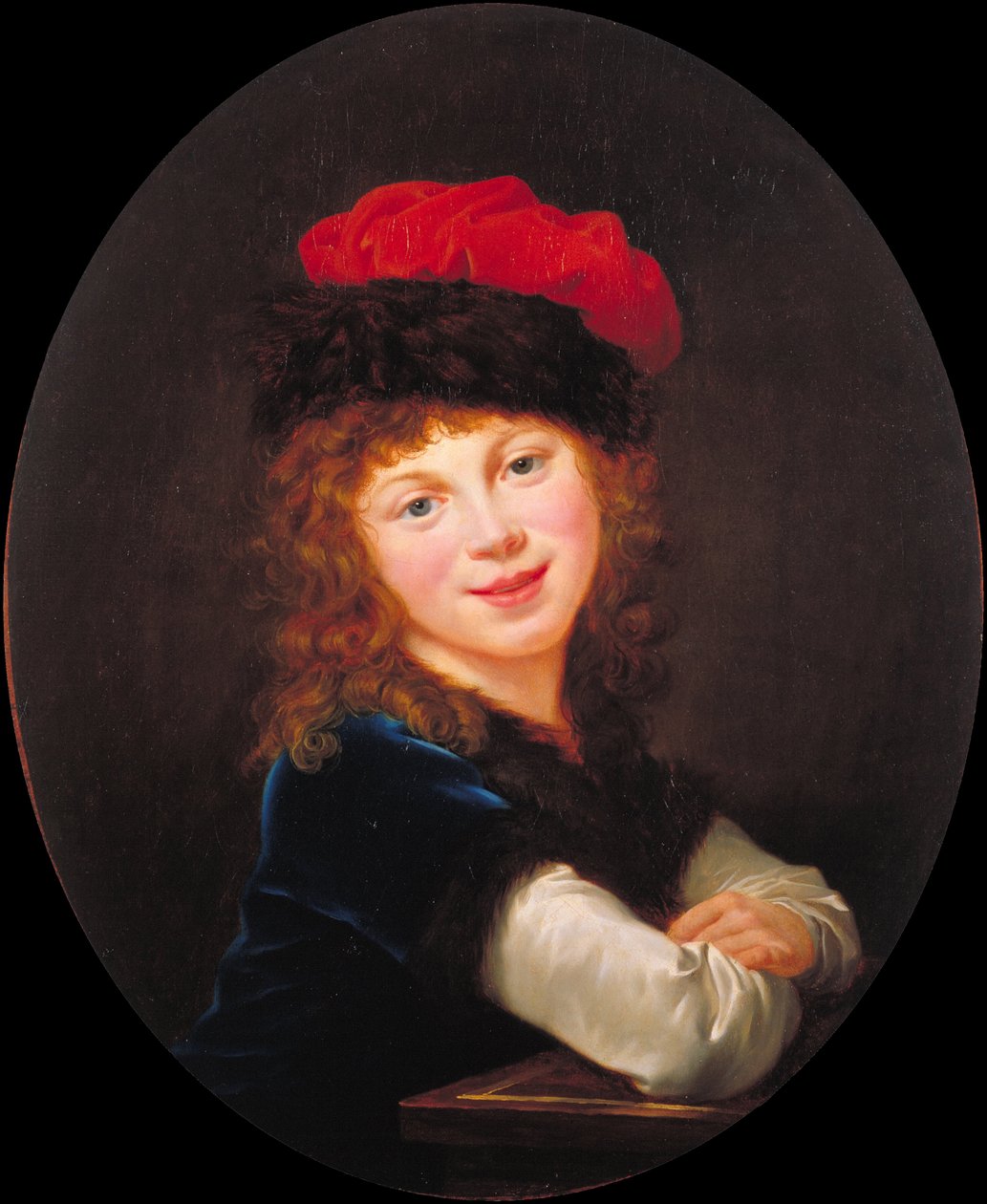 少女の肖像画 作： Elisabeth Louise Vigee Lebrun