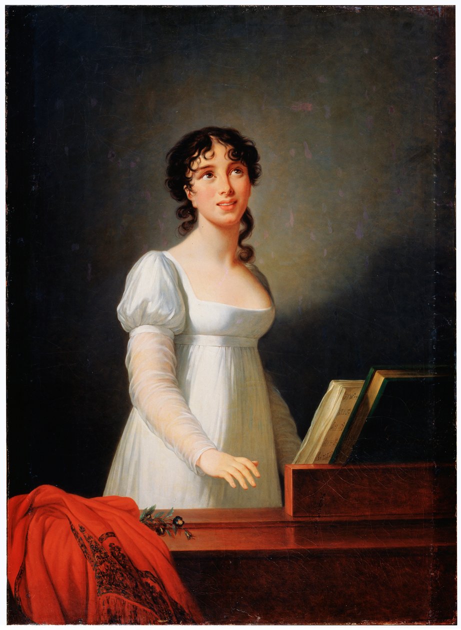 イタリアの歌手、アンジェリカカタラニの肖像、18世紀後半または19世紀初頭 作： Elisabeth Louise Vigee Lebrun