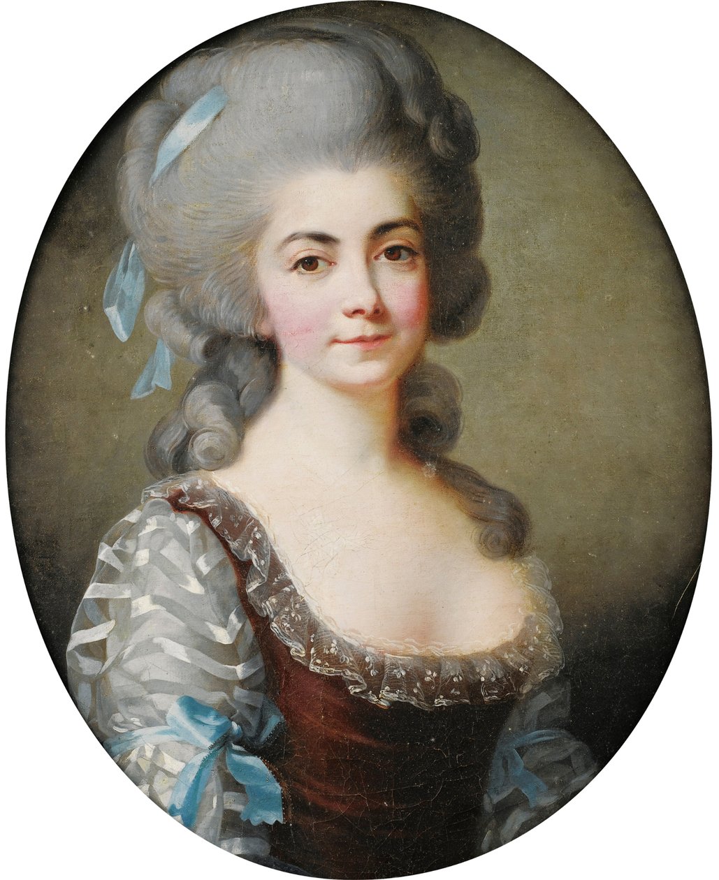 オペラ歌手アントワネット・サンテュベーティ1756-1812の肖像c。 1780 作： Elisabeth Louise Vigee Lebrun