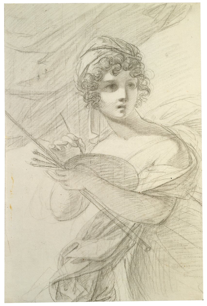 自画像、c1800 作： Elisabeth Louise Vigee Lebrun