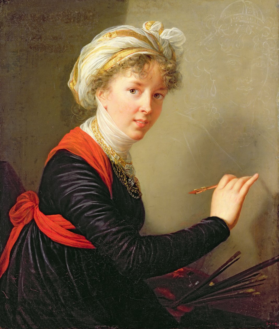自画像、1800 | Elisabeth Louise Vigee Lebrun