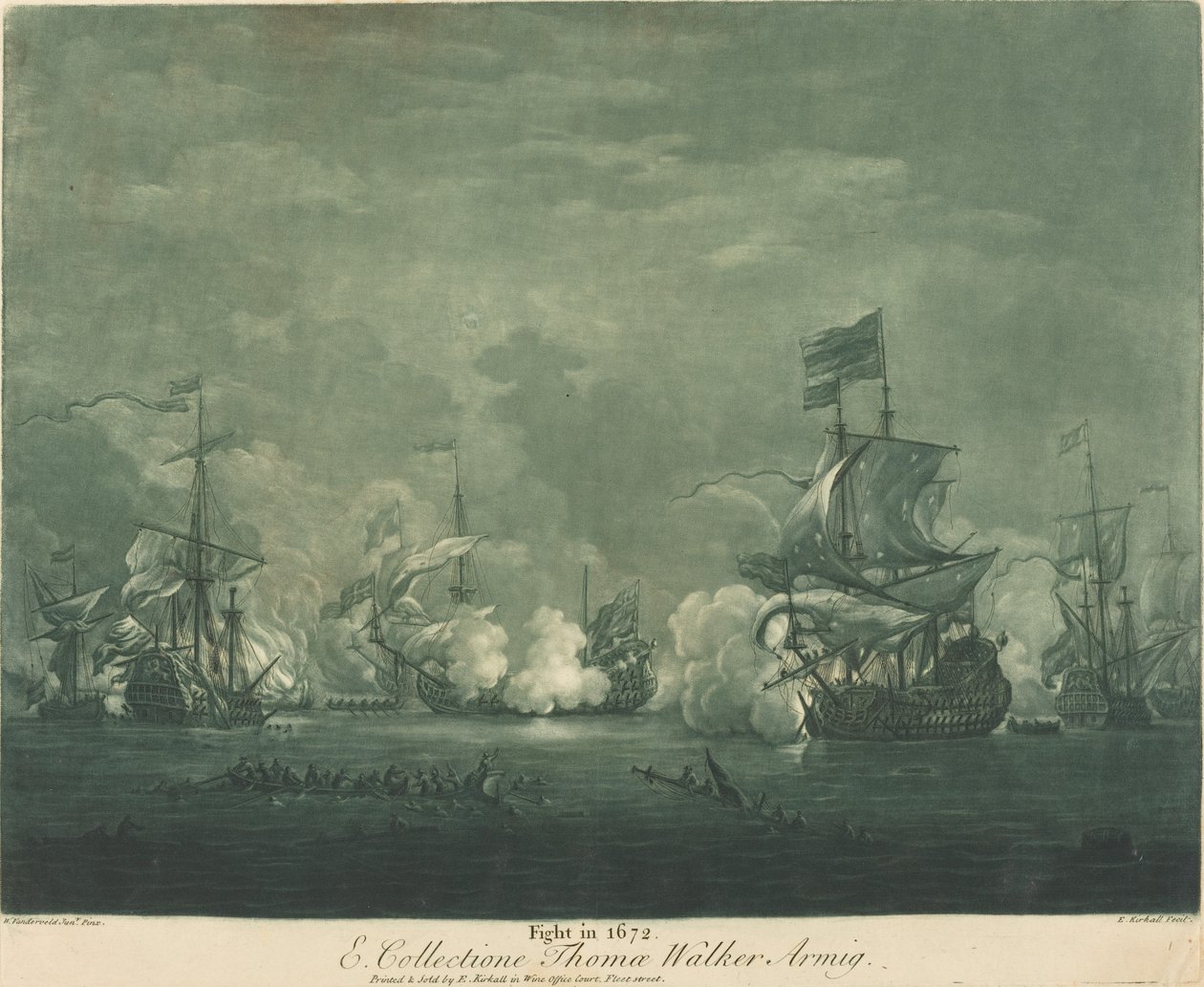 1672 年、1720 年代の戦い。 作： エリシャ・カーコール