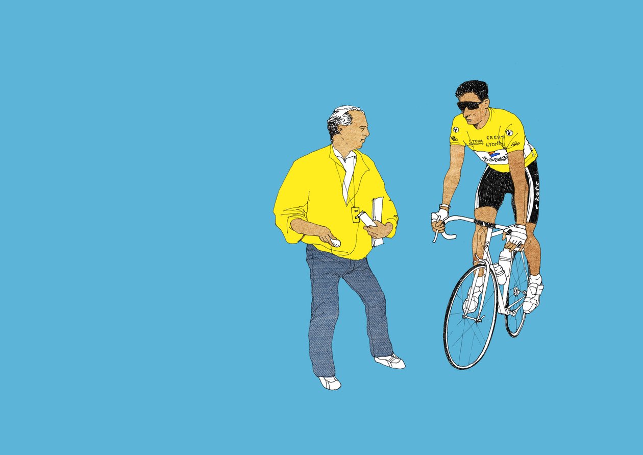 Indurain、2014年（スクリーンプリント） 作： エリザ・サウスウッド