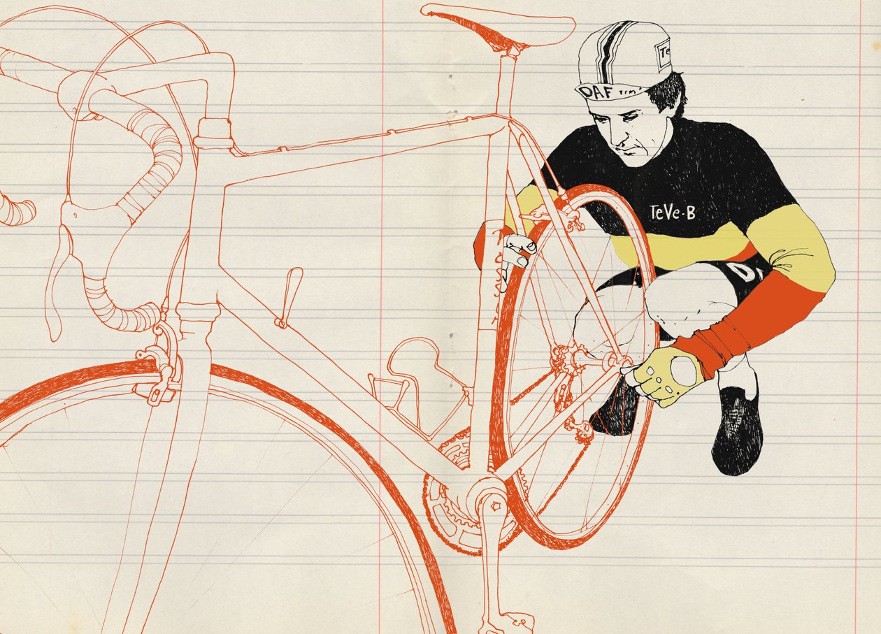 Vlaeminck、2014（screenprint） 作： エリザ・サウスウッド