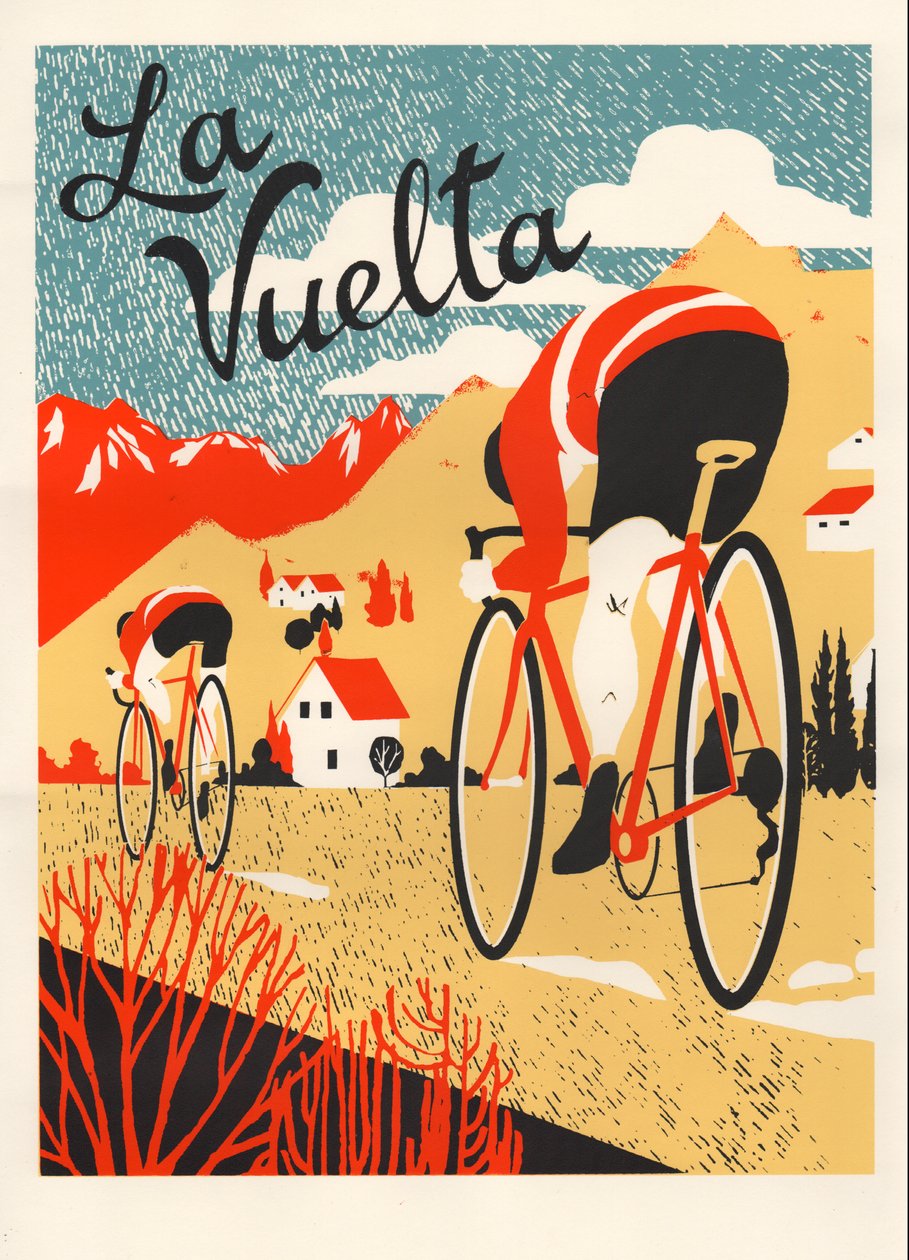La Vuelta、2015年（スクリーンプリント） 作： エリザ・サウスウッド