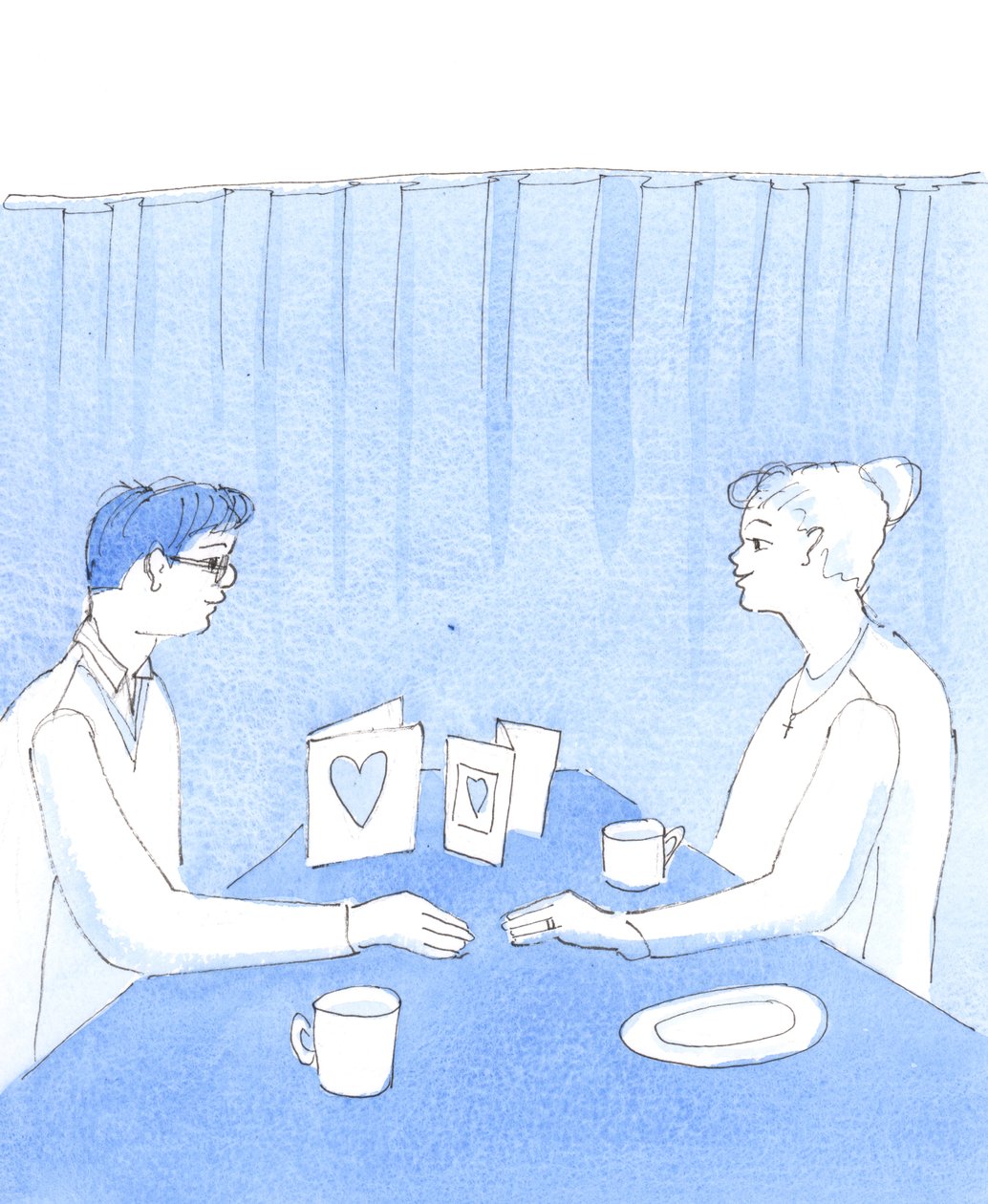 結婚生活につきものの重荷や混乱や変化の中で、互いを許すことを学んでいれば、夫婦は長年連れ添い、老後も平和で幸せな結婚生活を楽しむことができる。 作： エリザベス・ワン