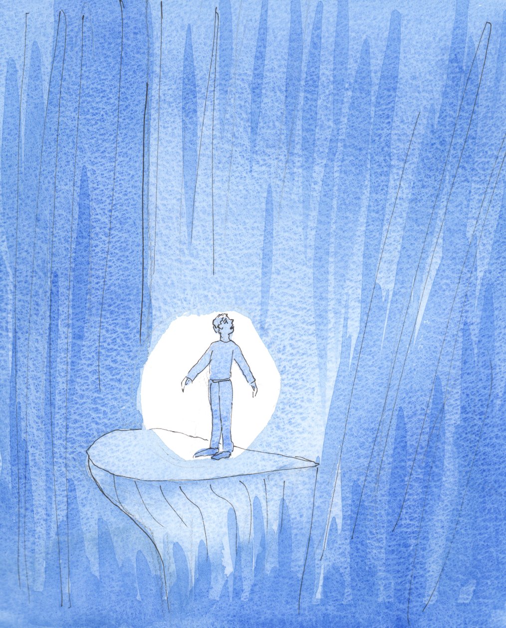 罪に囚われた人は、彼女に代わって他の人々の祈りから恩恵を受けることができる。 作： エリザベス・ワン