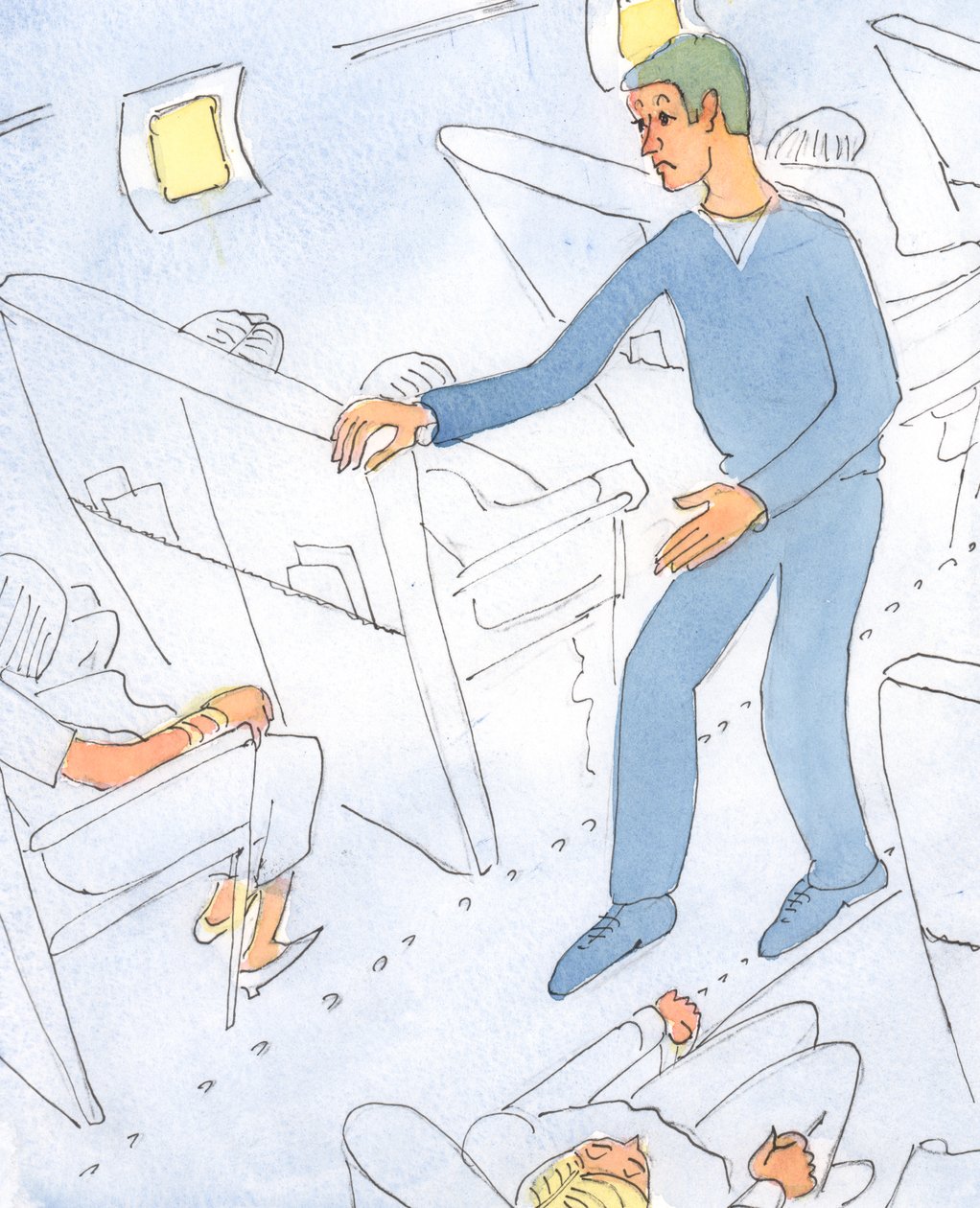 自分の魂の状態や天国に行く可能性を常に心配している人は、休日に飛行機の周りを充電し、天気を心配して尋ねる人のようなものです。 作： エリザベス・ワン