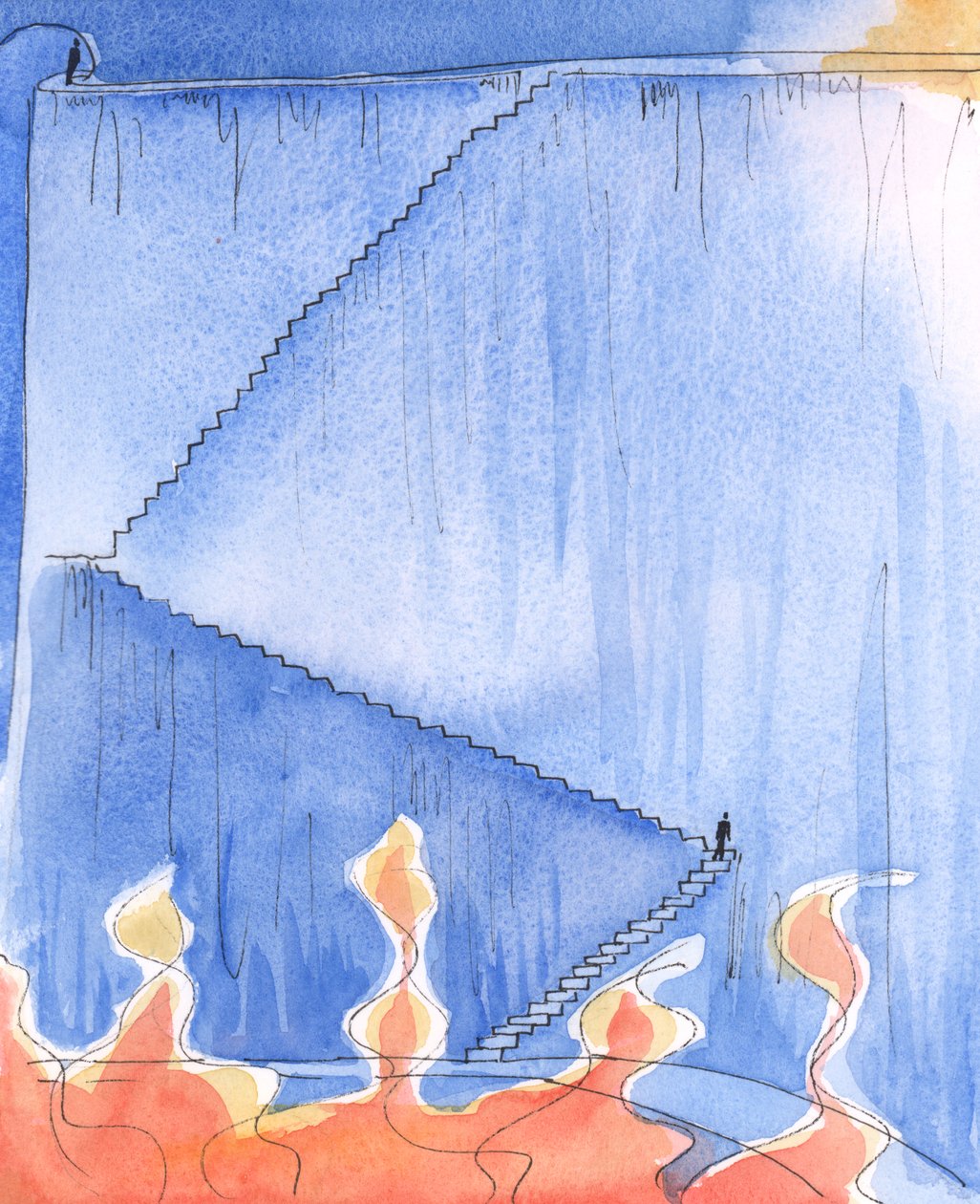 助けを求める誠実な祈りによって、人は神から振り返ることができるほどの恵みを受けることができます、2004年（紙にw - c） 作： エリザベス・ワン