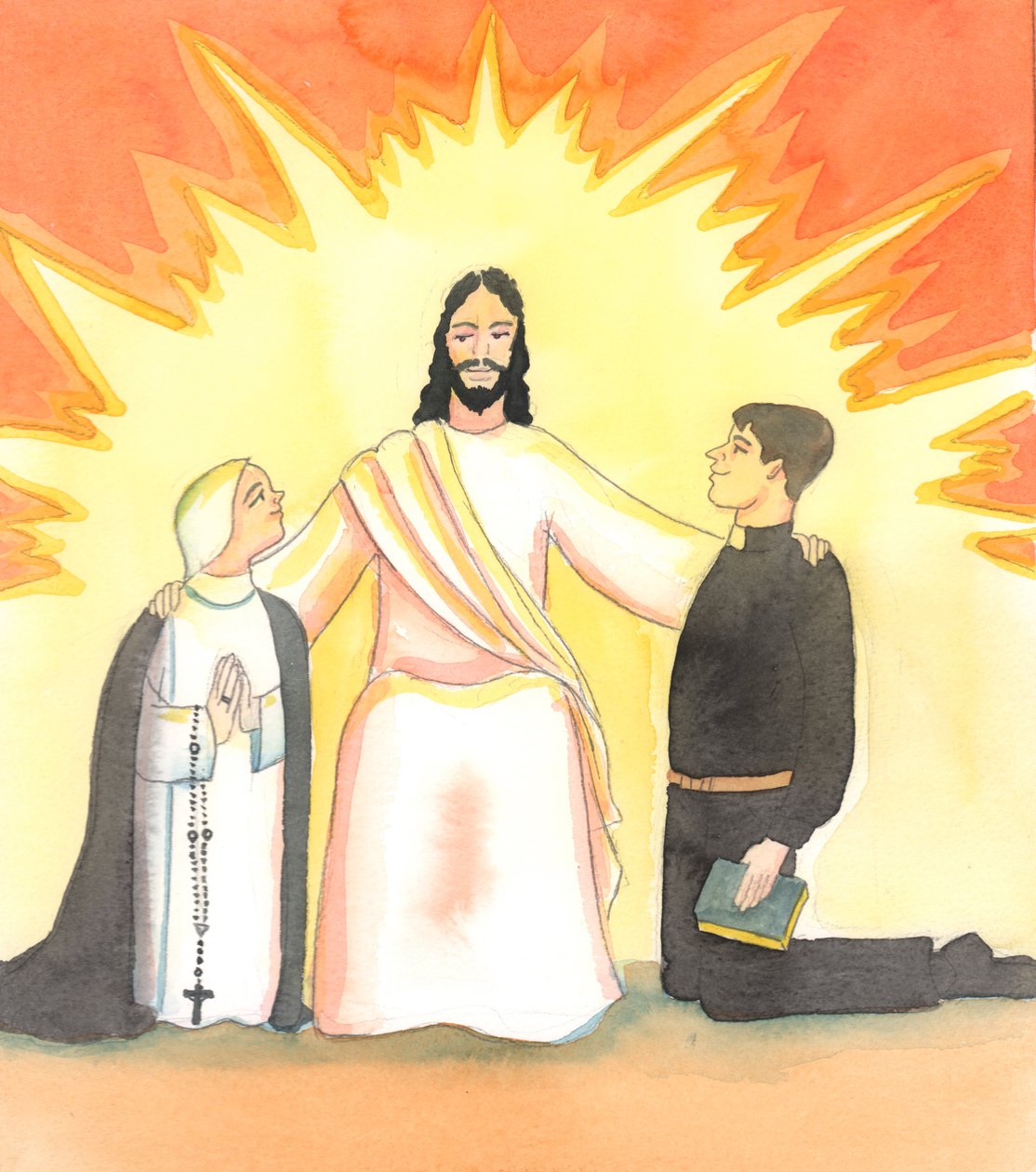 キリストは、ご自分のために「家、土地、子供」を捨てる者に莫大な報酬を与えると約束された。 作： エリザベス・ワン