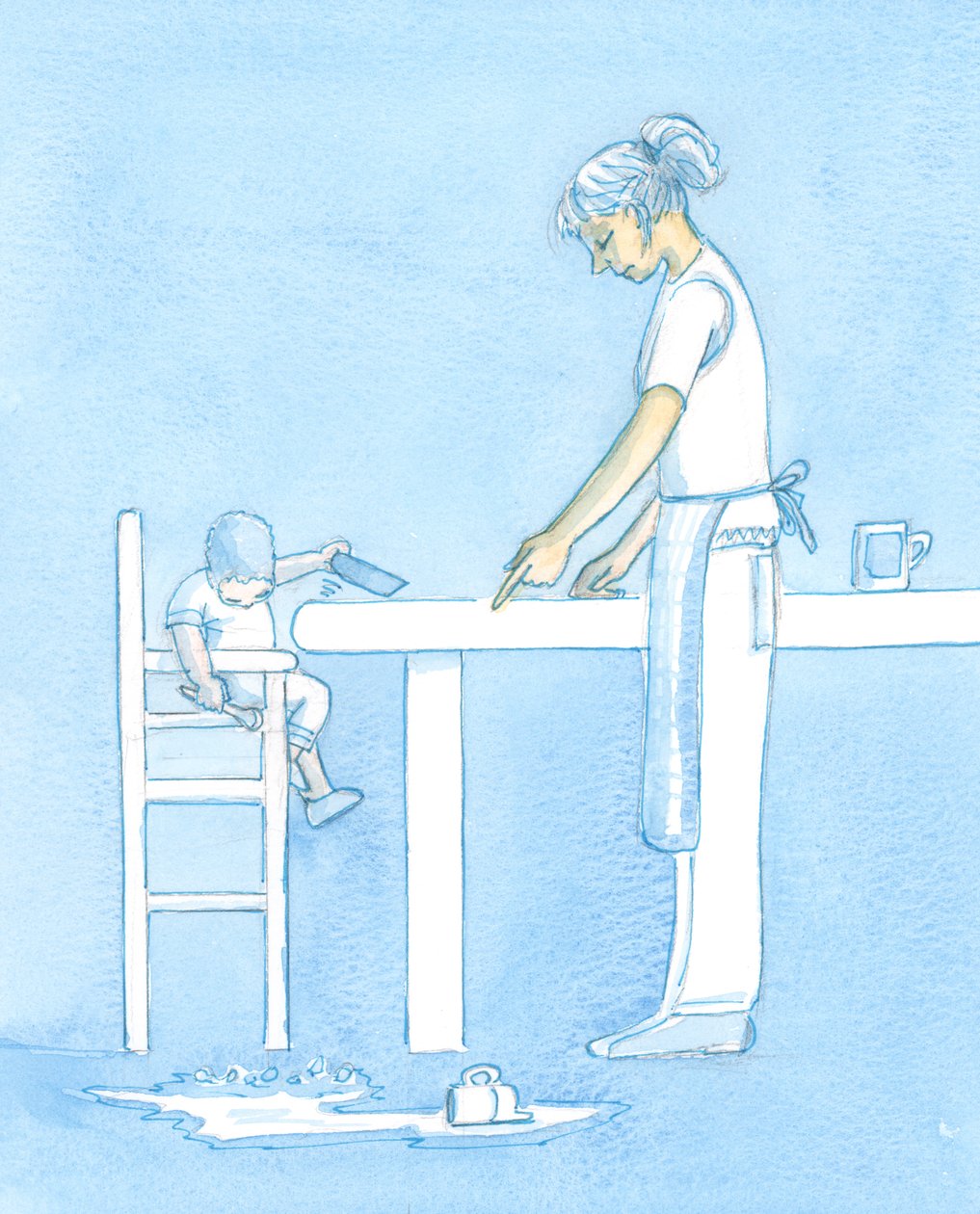 子供がテーブルマナーや他の人への配慮を指導や例によって学ばなければならないのと同じように、クリスチャンは彼の中で、祈りと創作の方法、そして神への敬意を示す方法を教えられる必要があります。 作： エリザベス・ワン