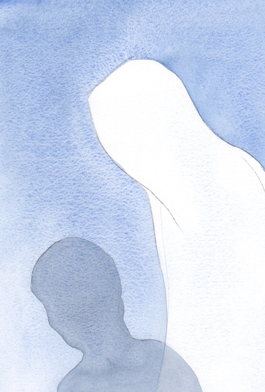 私たちの祝せられたお嬢様は、「私はあなたのお母さんです」と説明しました。彼女の愛は特別な特権ではなく事実です。、2001年（紙にw - c） 作： エリザベス・ワン