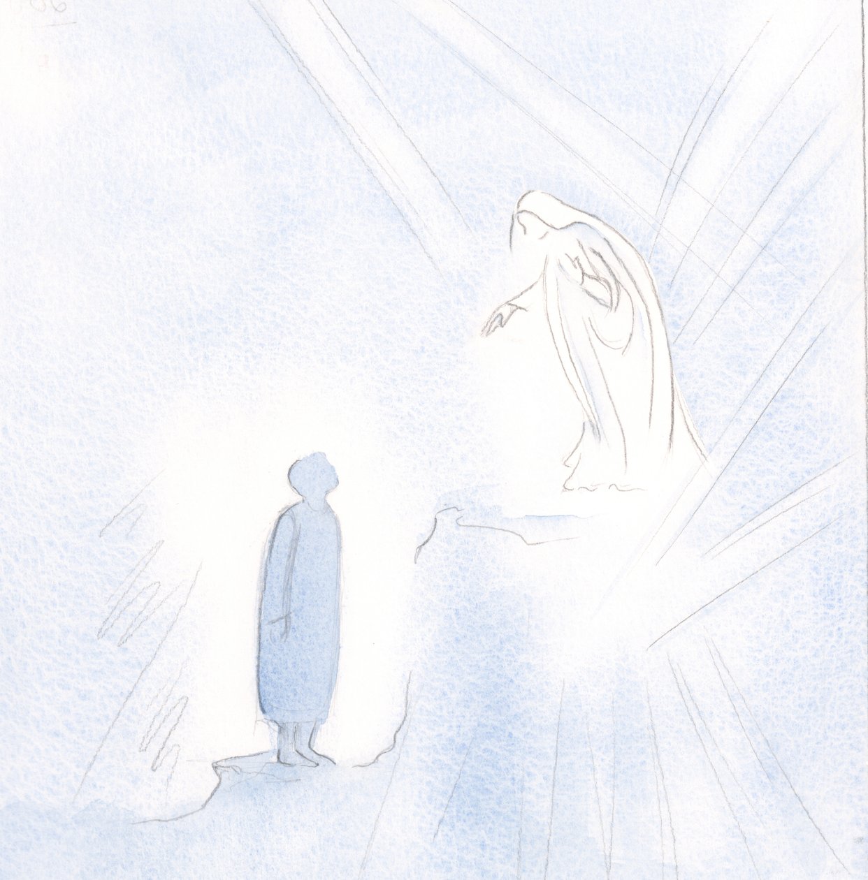 私たちの祝せられたお嬢様は、恵みと神聖さにおいて私たちよりはるかに上にいますが、私たちは彼女に近づくことを恐れてはなりません。、2001年（紙にw - c） 作： エリザベス・ワン